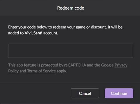 Enter the GOG code to download your activated game
