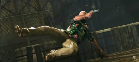 Max Payne 3 jumping while shoots