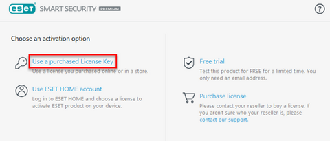 Use a purchased License Key