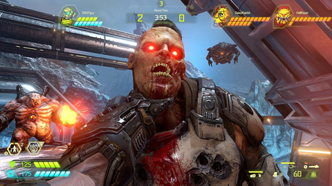 In Doom, you can easily create a game mode with personalized features to fight your friends.