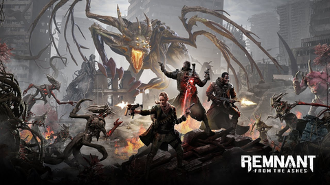 La couverture de Remnant From The Ashes présente des ennemis dangereux.