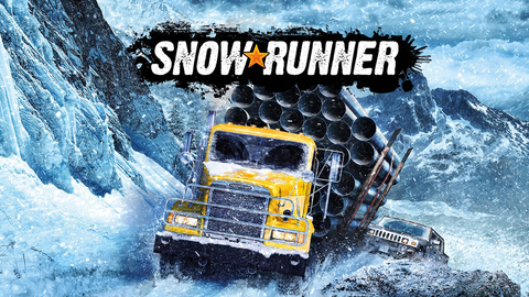 Capa do jogo Snowrunner para PC.
