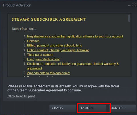 Accept Subscriber Agreement to play Farming Simulator 22