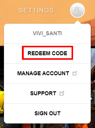 Redeem this Steam gift code in the Rockstar Launcher