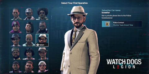 The first operative has a unique personality in Watch Dogs Legion