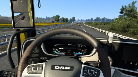 Euro Truck Simulator 2 îți oferă ocazia de a afla cum e să conduci unul dintre aceste incredibile vehicule pe 18 roți! Nu este ușor, dar vei reuși să te descurci!
