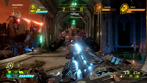 Doom has access to multiplayer modes, each one with a special feature.