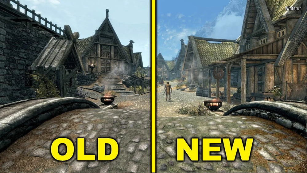 Skyrim Graphics Comparison: Nintendo Switch vs. Original vs