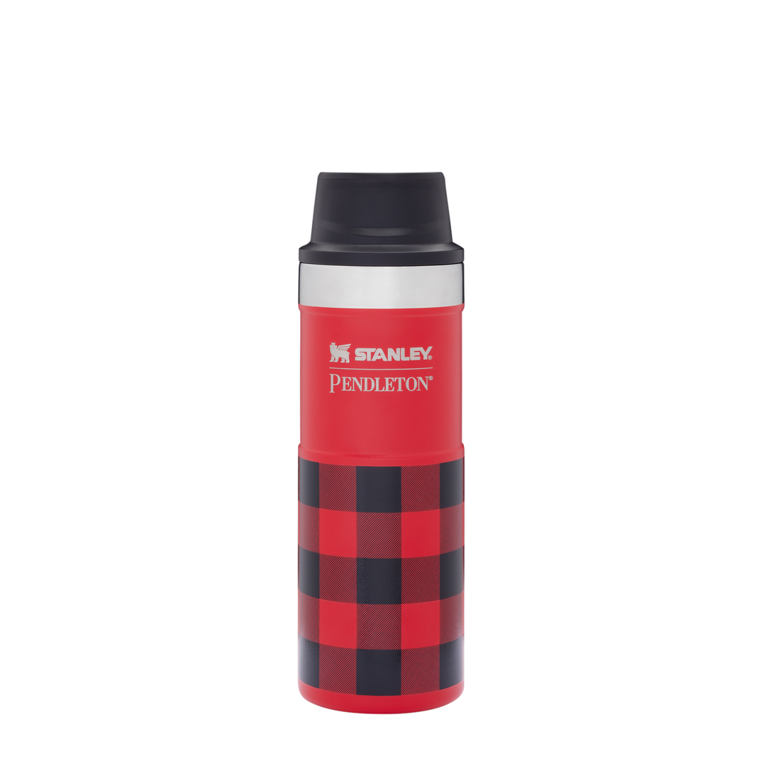 Promotional 16 Oz Thermos Heritage Plaid Travel Tumblers