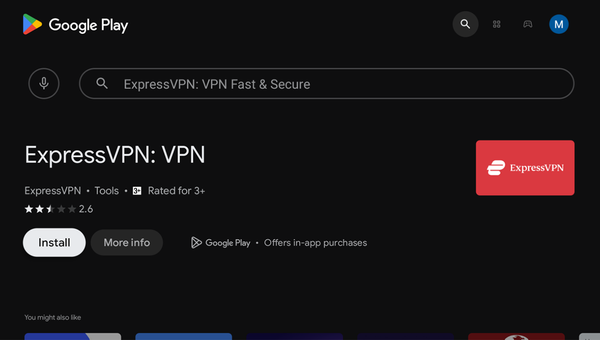 search for ExpressVPN