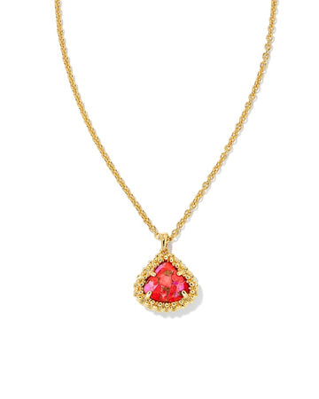 Kendra Scott Elisa Pearl Multi Strand Necklace in Bronze Veined Red and  Fuchsia Magnesite | REEDS Jewelers
