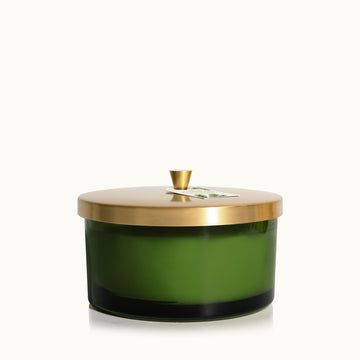 Thymes Frasier Fir Gilded Gold Poured Candle 6.5 oz