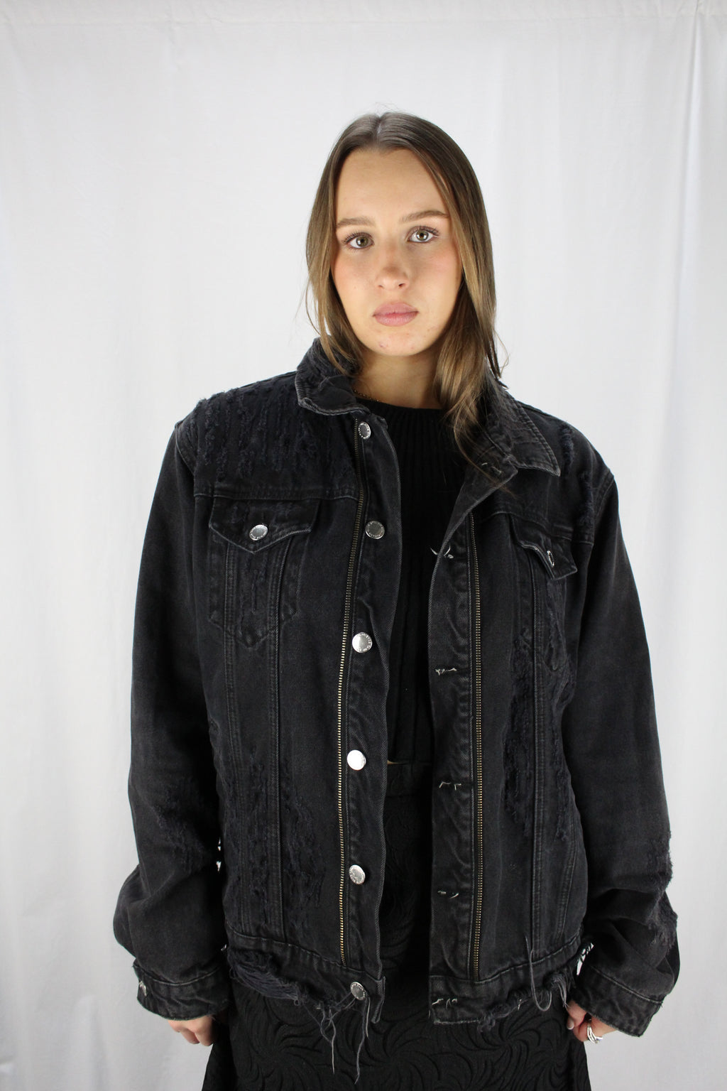 Denim Trucker Jacket – Recycle Boutique