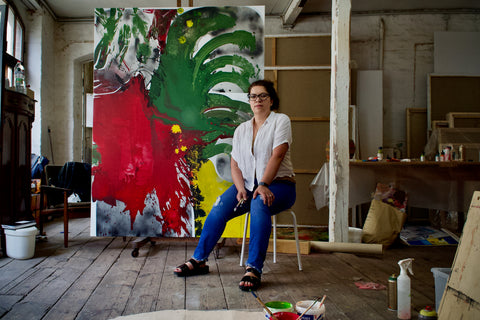 Iraqi- American Painter makes her debut in New York! – Brulée Beauty
