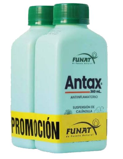 2 ANTAX CALENDULA SUSPENSION 360 ML PRECIO ESPECIAL | Uno A Droguerias