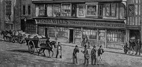 Tobacco shop in 18th century England