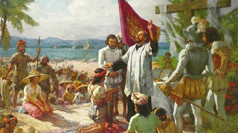 Spanish missionaries in 15th century America