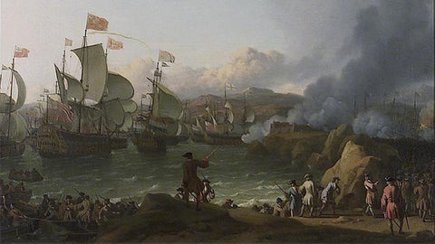 Allied Fleet in the Battle of Vigo Bay