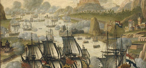 French-Spanish Fleet in Vigo Bay