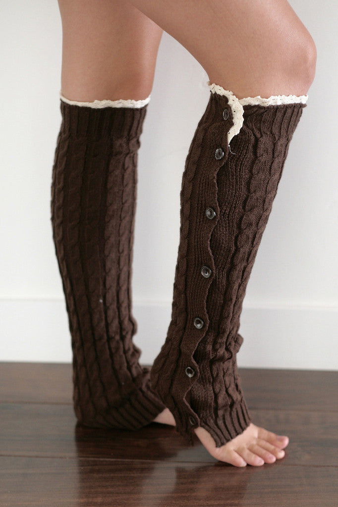 brown boot socks