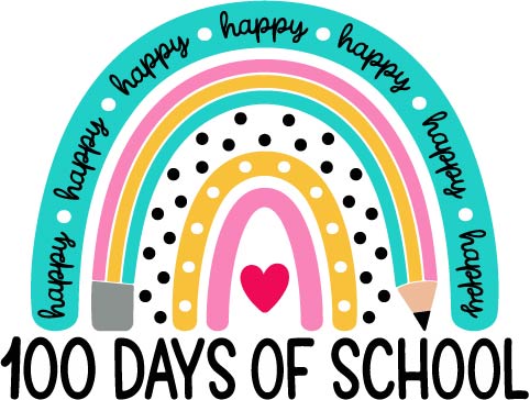 Among Us 100 Days of School Shirt 100 Days of School Rainbow 