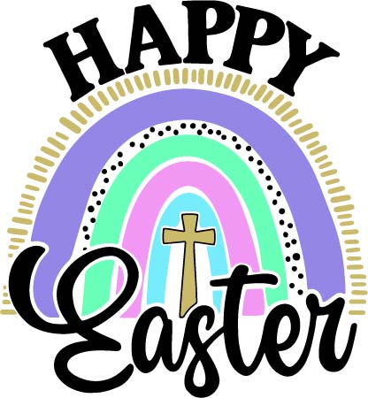 Happy Easter with Clipart