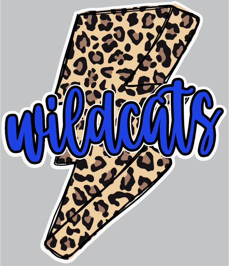 Tuscaloosa County Wildcats (Lightening Bolt Leopard)