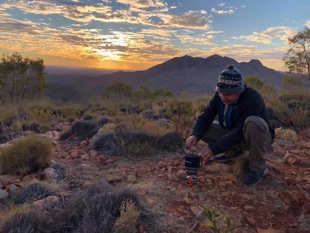 @ David Stark - Preparing Dinner at Lara Pinta Trail