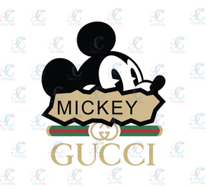 Disney Gucci Svg, Png, Eps, Dxf, Pdf, Mickey svg, Mickey Mouse SVG ...