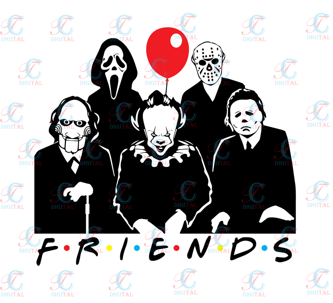 Free Free 98 Horror Movie Friends Svg SVG PNG EPS DXF File