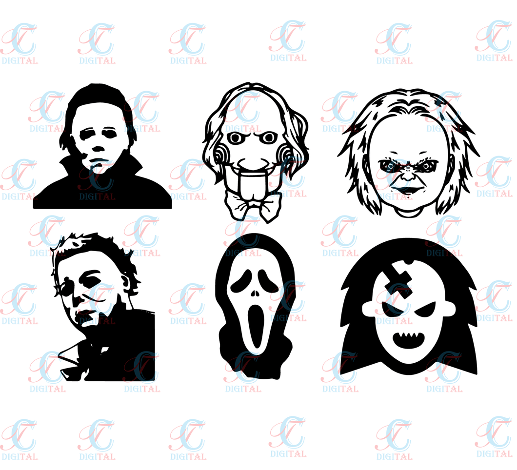 Free Free 97 Horror Movie Friends Svg SVG PNG EPS DXF File