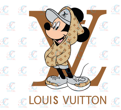 Louis Vuitton Mickey Mouse Svg