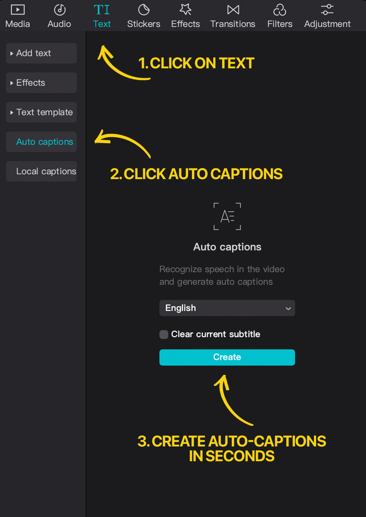 Auto-Captions for Reels, TikToks & Shorts with CapCut