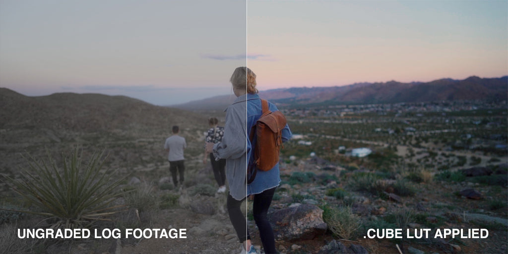 before and after - LUT color grading