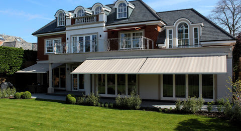 awning attached to house