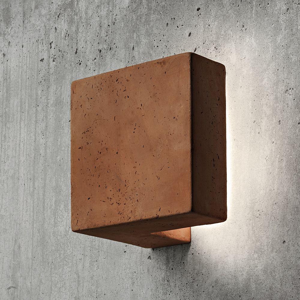 terracotta wall lamp