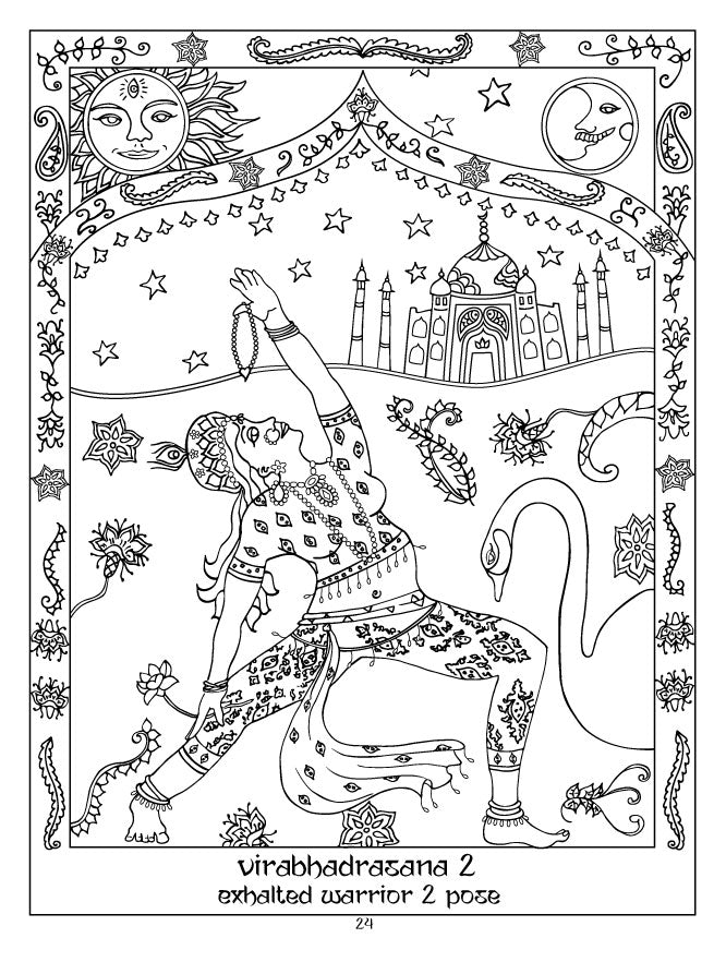 Download Deities In Asanas Yoga Coloring Journal