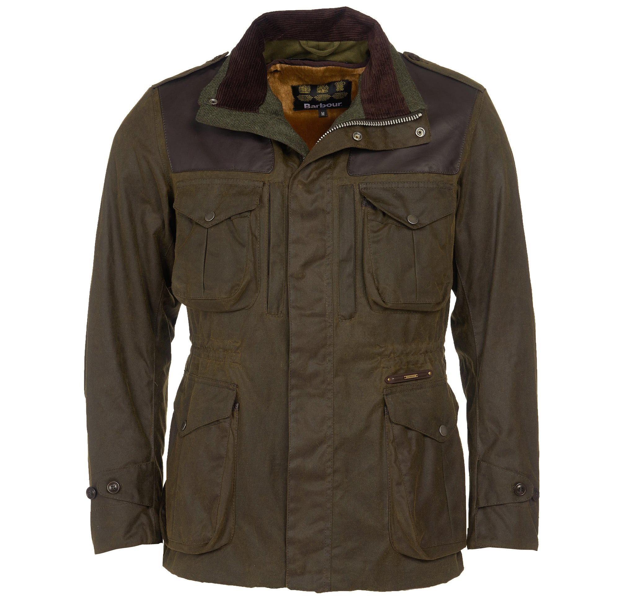 gold barbour jacket