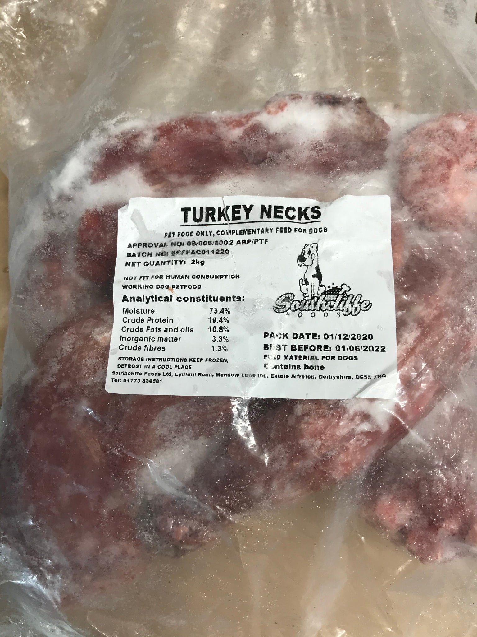 are turkey neck bones safe for dogs