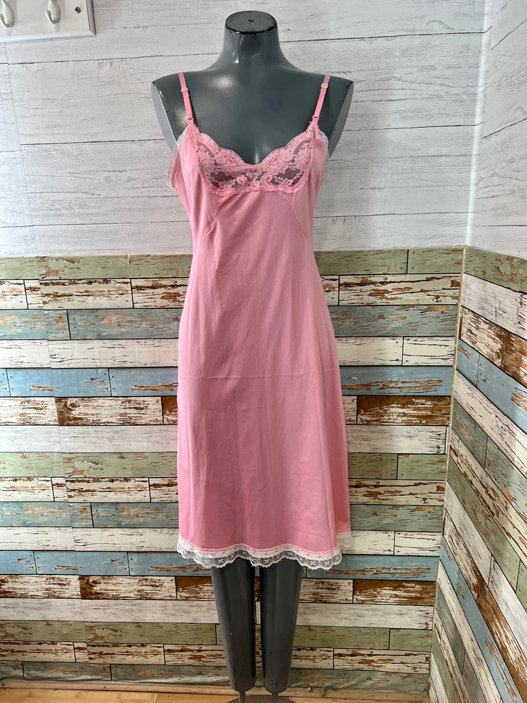 Vintage 1960s Pale Pink Nylon Mini Full Slip Dress Chemise Or Shortie Night  Gown Small - Another Time Vintage Apparel And Other Fine Delights