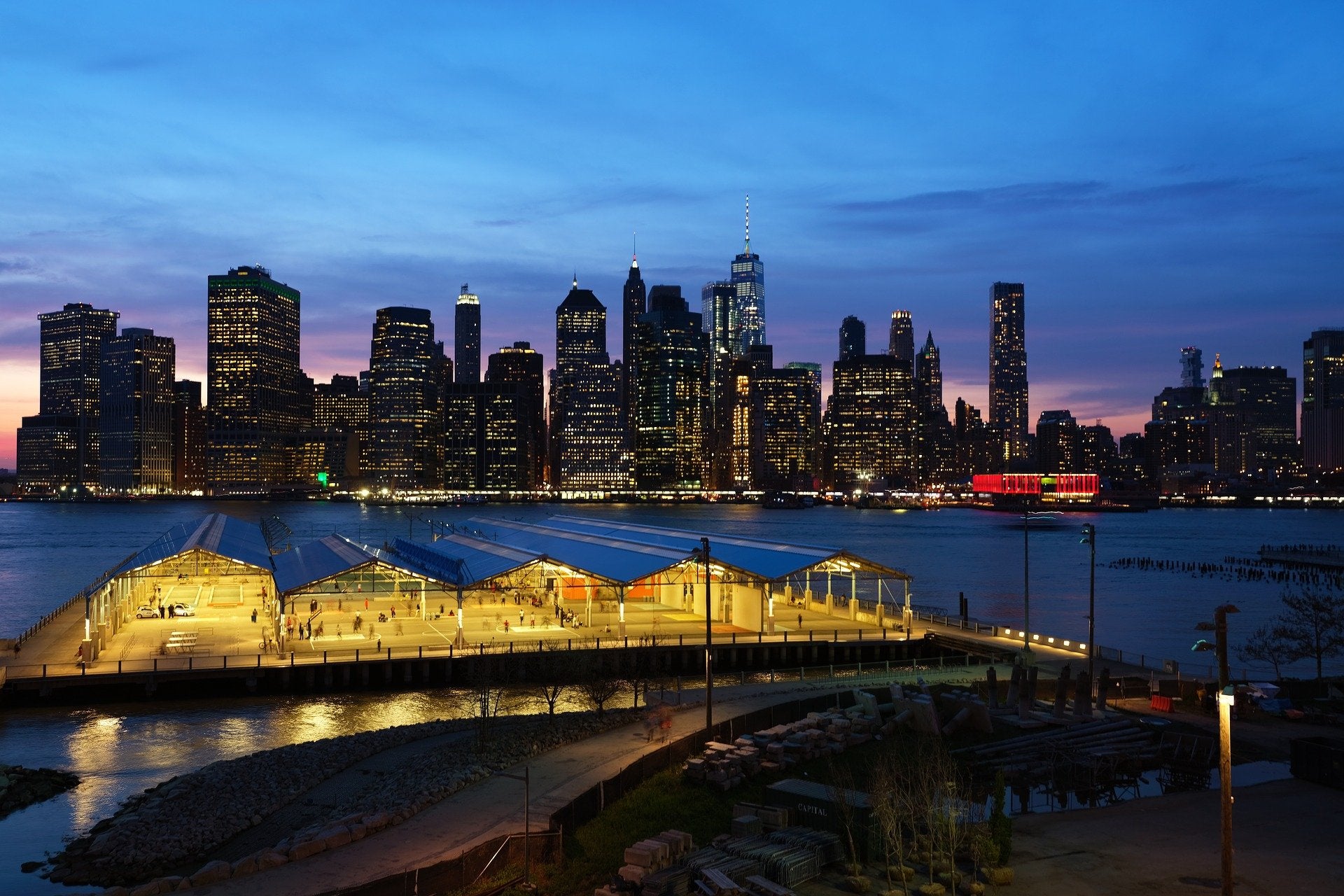 skyline new york brooklyn heights