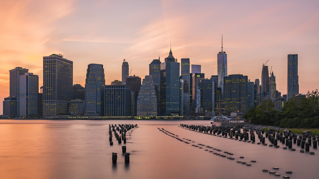 brooklyn bridge park skyline new york