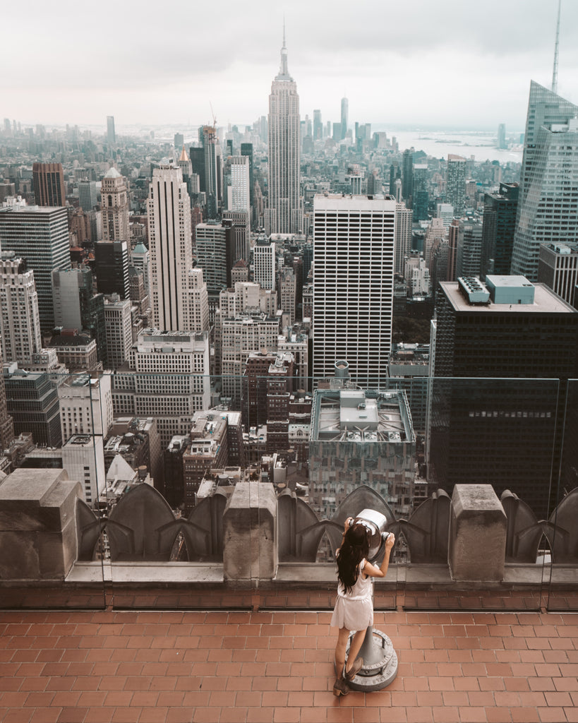 new york skyline top of the rock