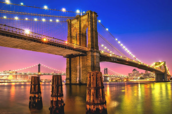 pont de brooklyn de nuit