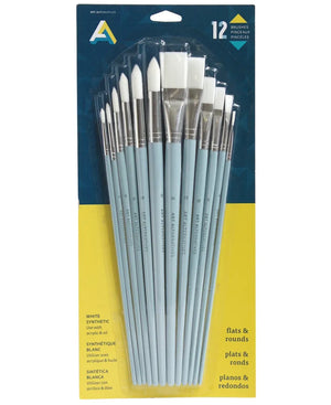 Art Alternatives Long Paint Brush Set 12 - Pinceladas Art Studio