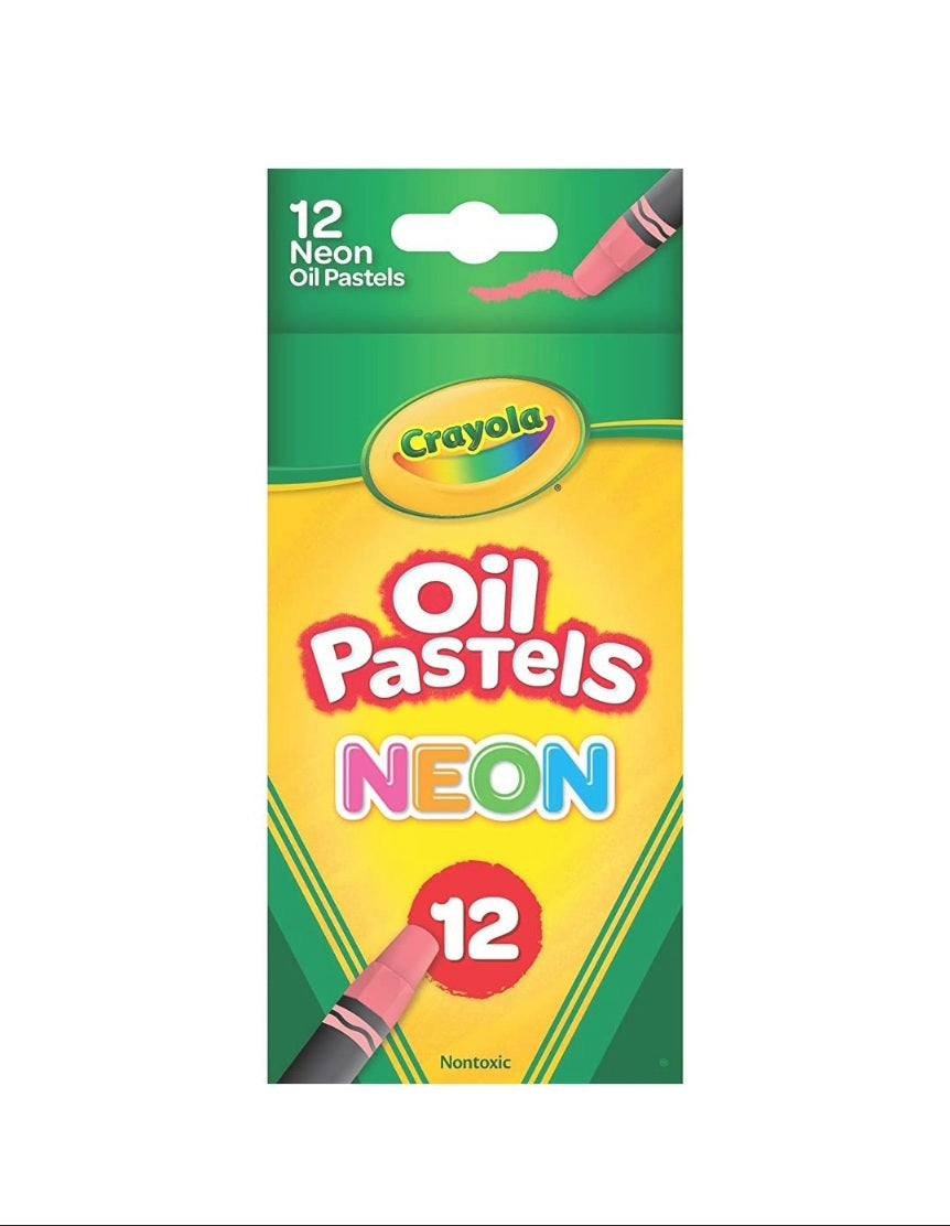 Crayola Oil Pastels 12 Neon Colors – Pinceladas Art Studio