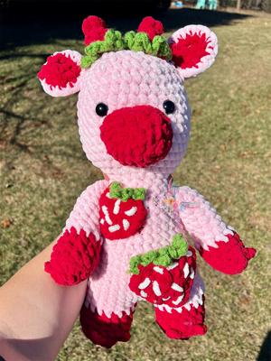 Strawberry Cow - Ashley's Crafty Creations, LLC