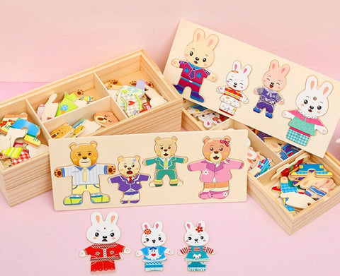 Quebra-cabeça de madeira 60 pçs brinquedos para crianças jigsaw de