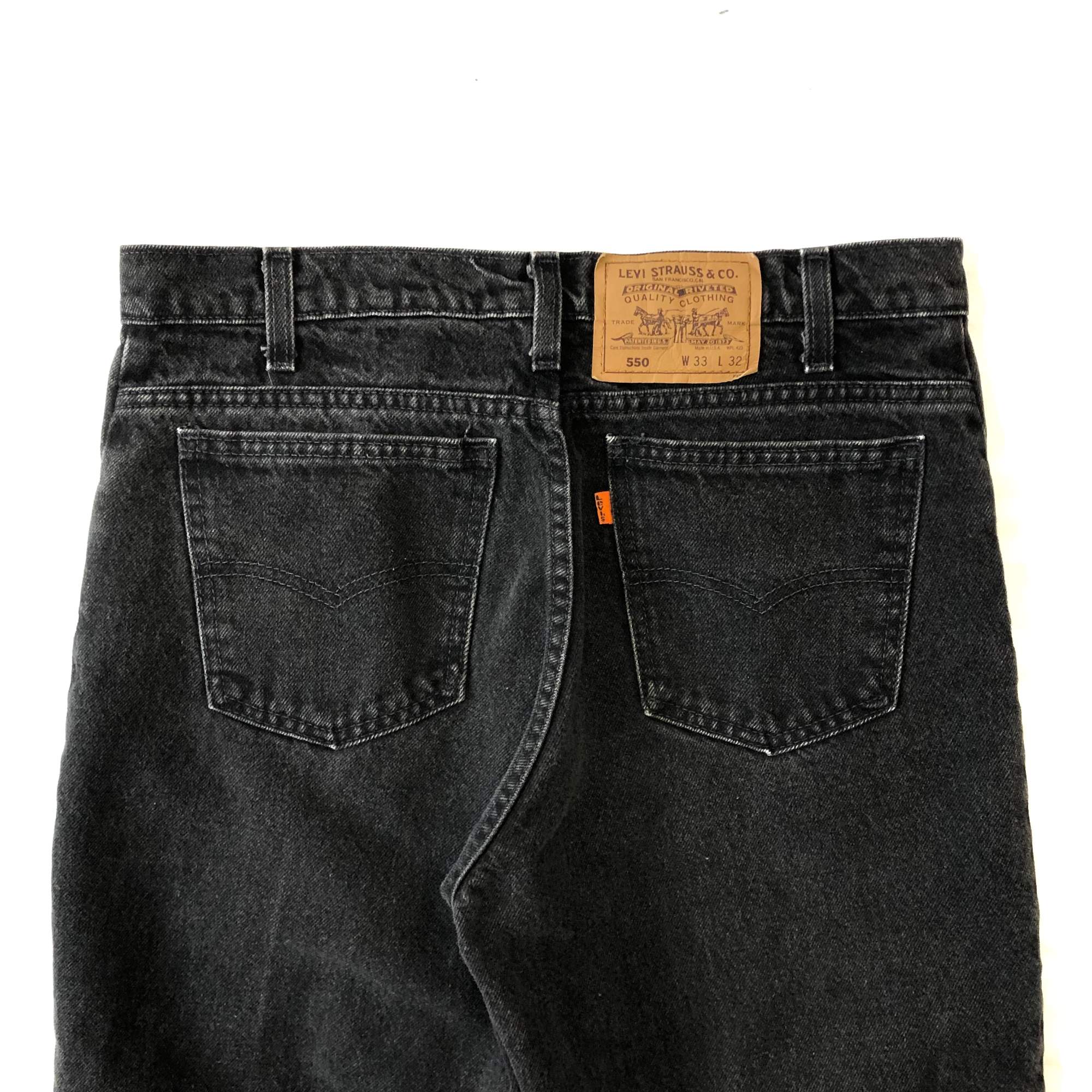 人気新品入荷 【極美品】Levi's 550ブラックデニム USA 98年製 550