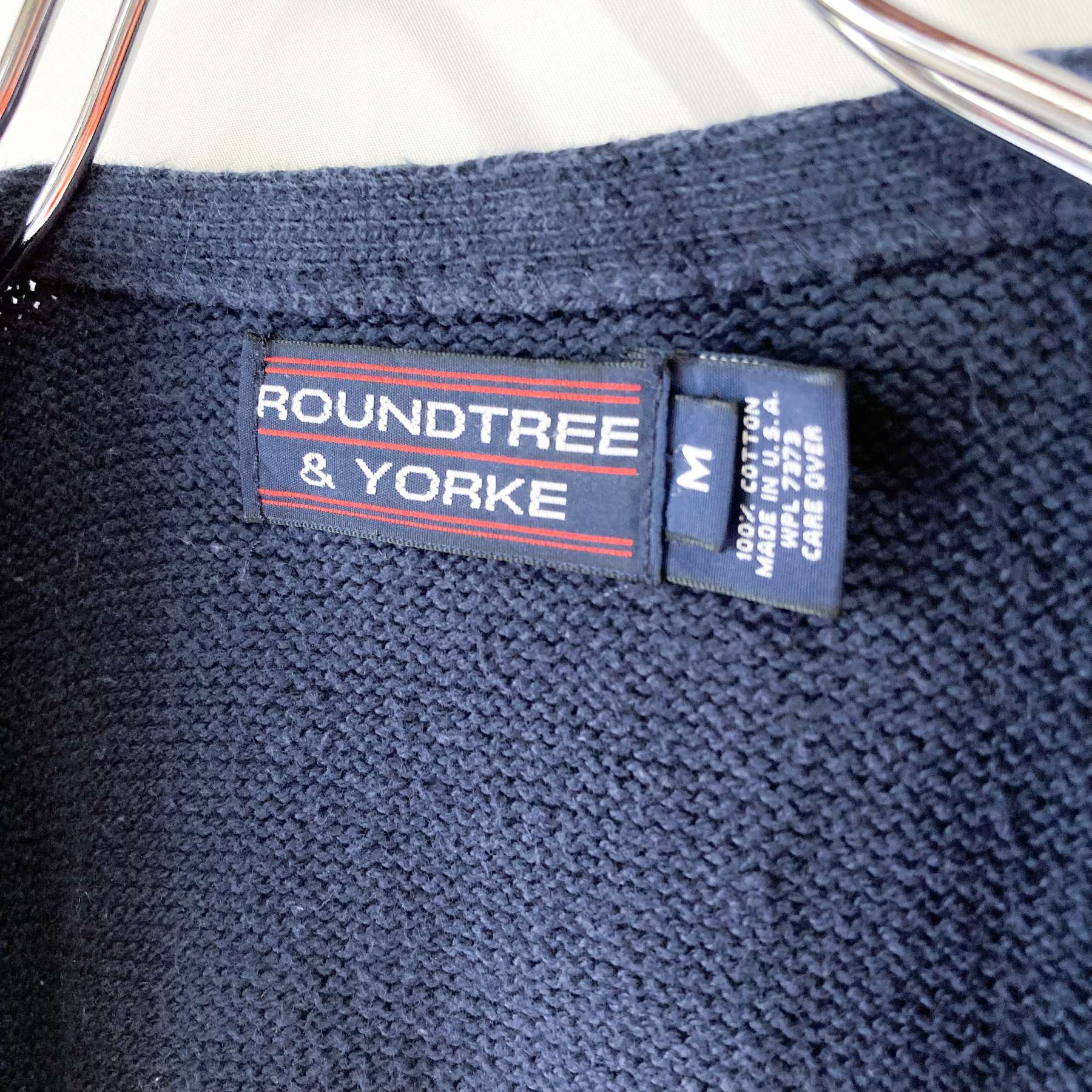 ROUNDTREE YORKE 90s ベスト ニット 柄 USA古着 - ベスト